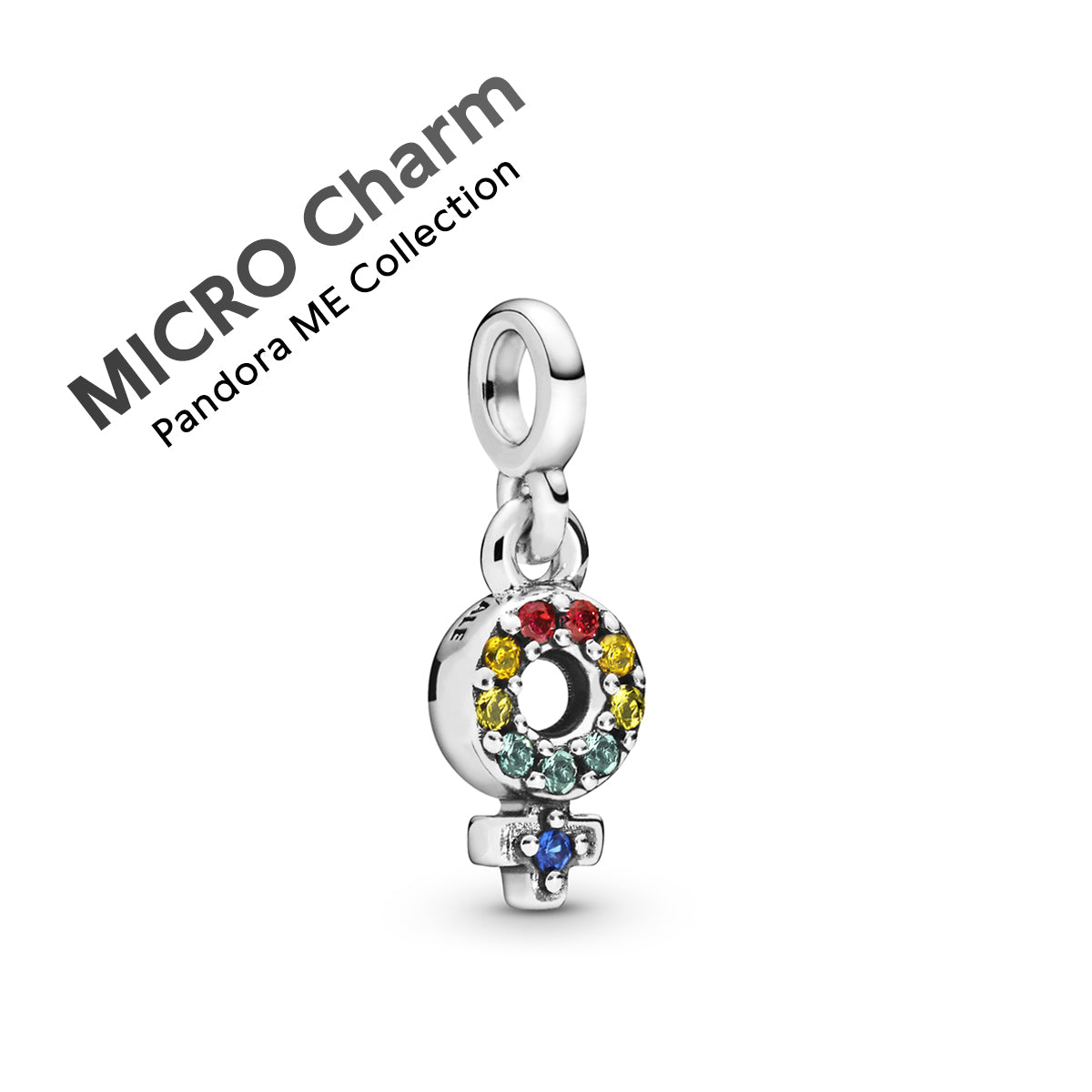 Pandora MY MICRO Girl Pride Dangle Charm