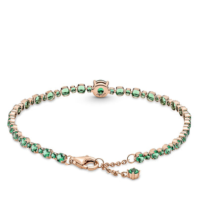 Pandora Sparkling Green Tennis Bracelet