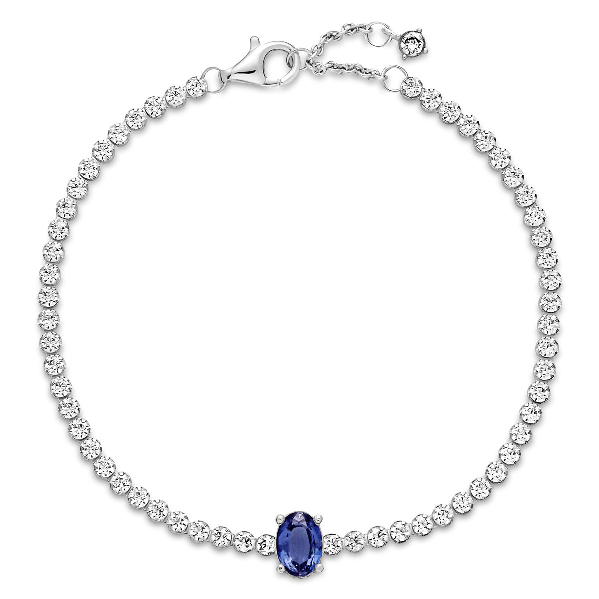 Pandora Sparkling Blue Pavé Tennis Bracelet