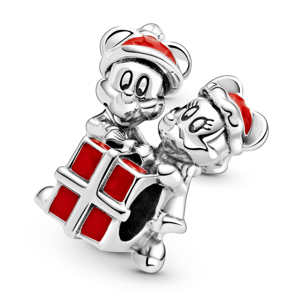 Pandora Disney Mickey & Minnie Mouse Present Charm