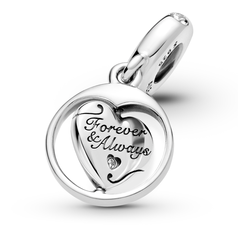 Pandora Spinning Forever & Always Soulmate Dangle Charm