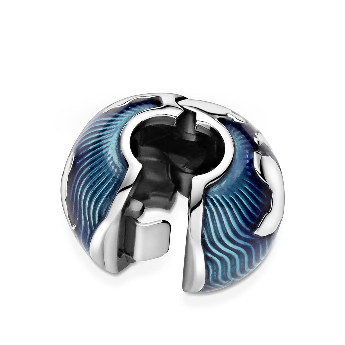 Pandora Blue Globe Clip Charm