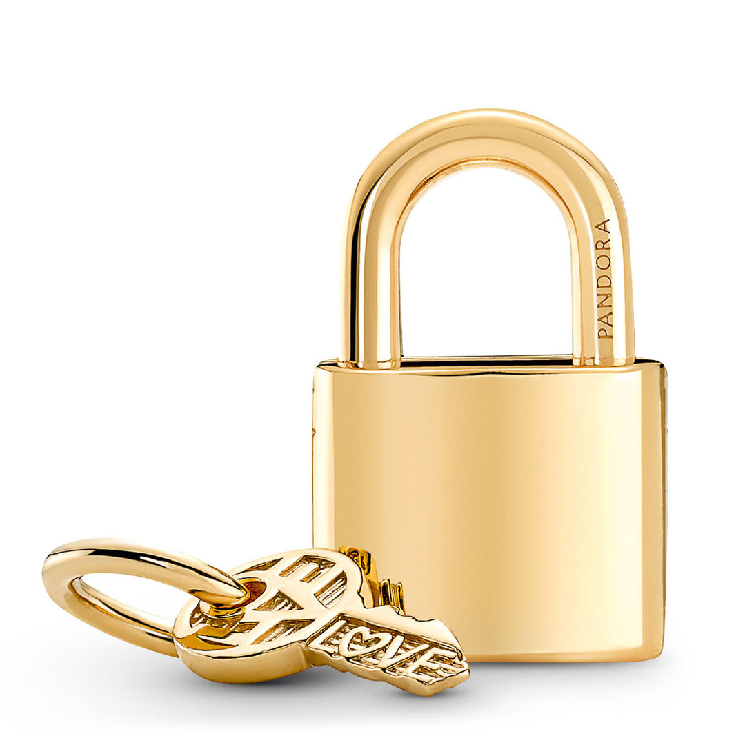 Pandora Padlock & Key Dangle Charm – Pancharmbracelets