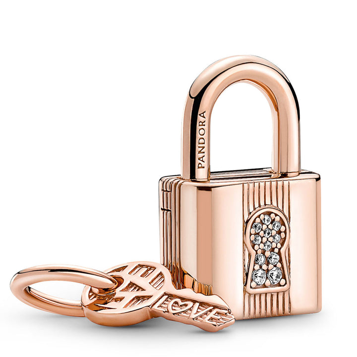 Pandora Padlock & Key Dangle Charm – Pancharmbracelets