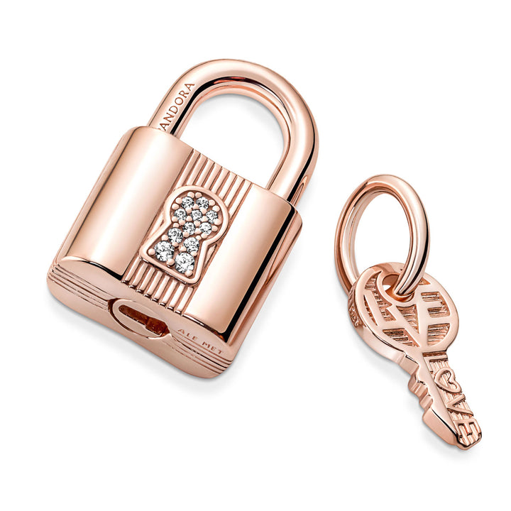Pandora Padlock & Key Dangle Charm – Pancharmbracelets