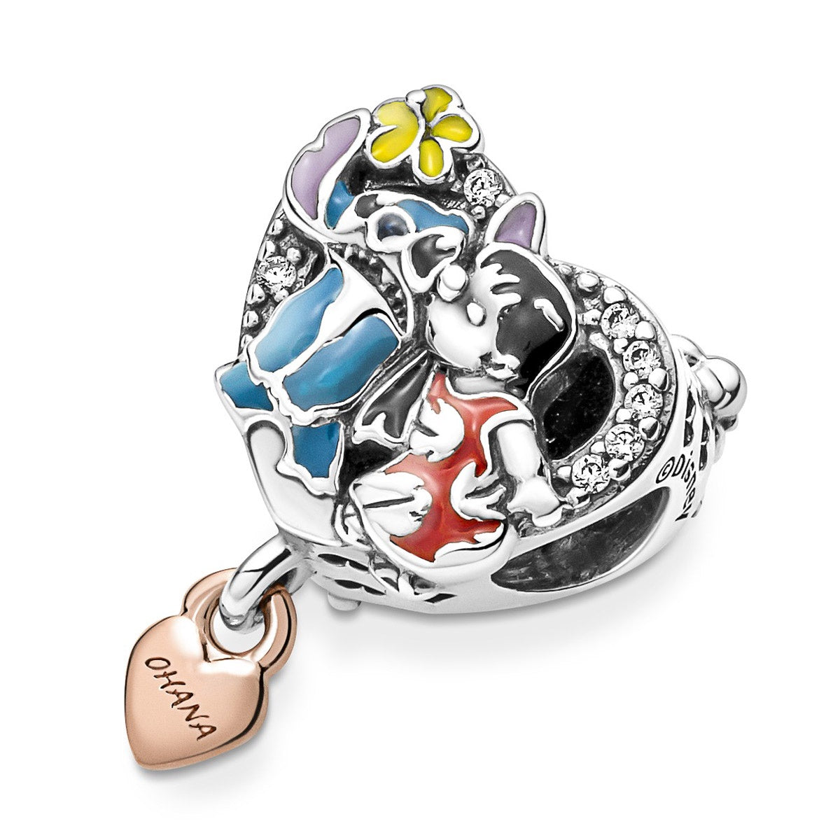 Pandora Disney Ohana Lilo & Stitch Inspired Charm