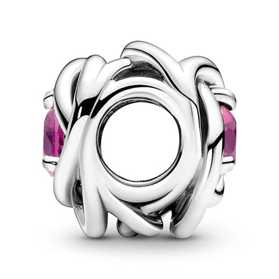 Pandora October - Pink Eternity Circle Charm