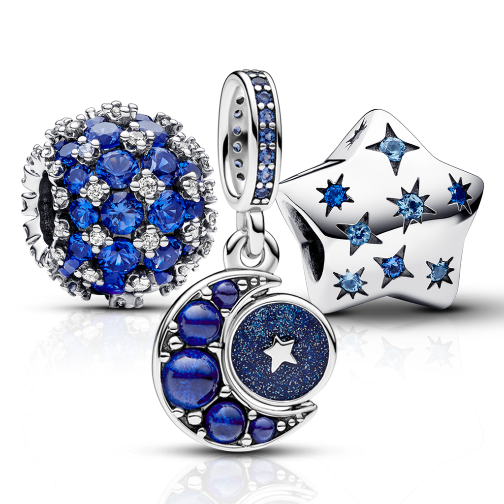 Once In A Blue Moon Charm Set – Pancharmbracelets