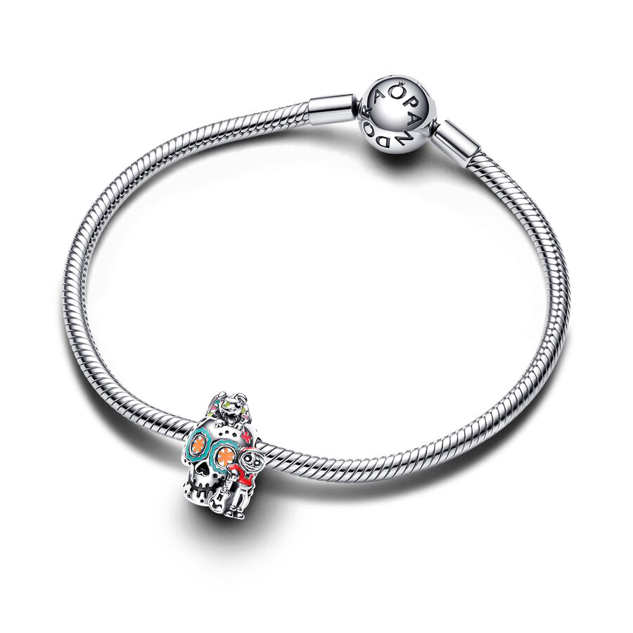 Pandora Disney Pixar Coco Miguel Dante Skull Glow in the dark Charm Pancharmbracelets