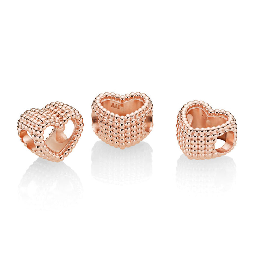 Pandora beaded heart charm Clearance