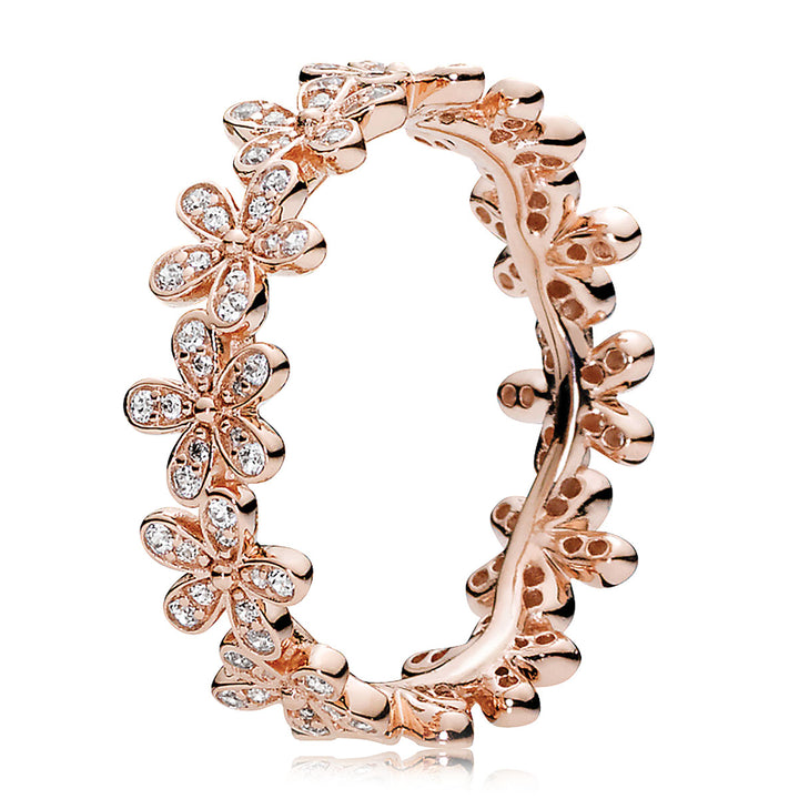 daisy♡14kgf Diamond Bezel Curved Band in 14kt Yellow Gold (3/4ct tw