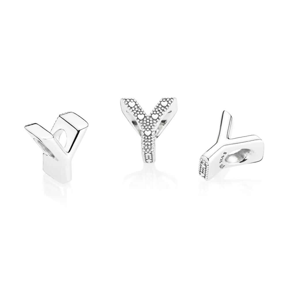 Pandora Letter Y Charm – Pancharmbracelets