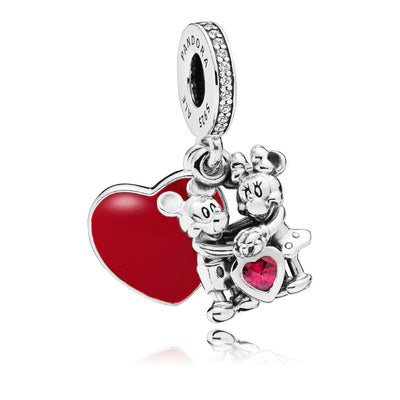 Pandora Disney, Minnie & Mickey With Love Dangle Charm