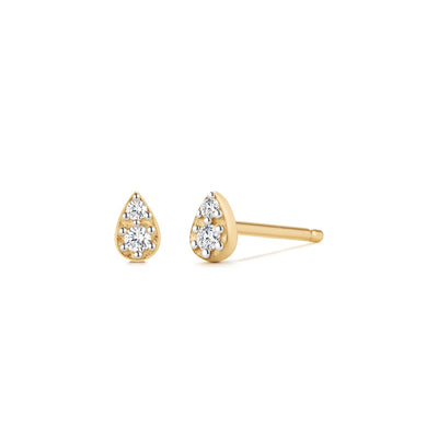 ROSA | Diamond Pave Teardrop Studs