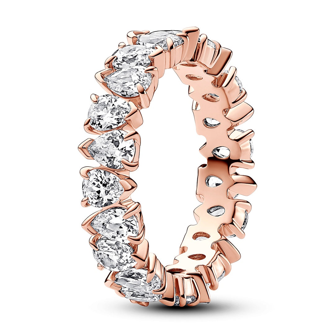 Funky Rings Pandora Pandora Alternating Sparkling Band Ring – Pancharmbracelets