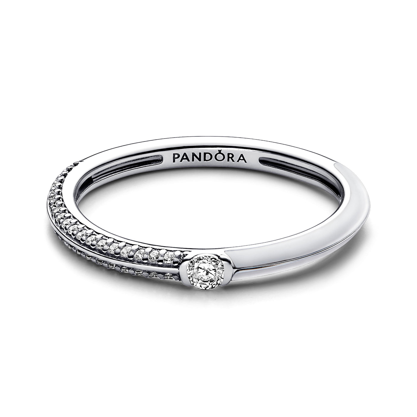 Pandora ME Pavé & White Dual Ring
