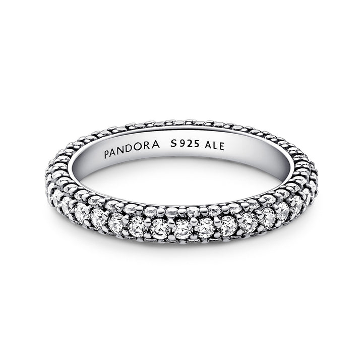 【HYERES LOR】24FW★ Claw Silver Half Pave Ring HYERES LOR】24FW☆ Claw Silver Half Pave Ring
