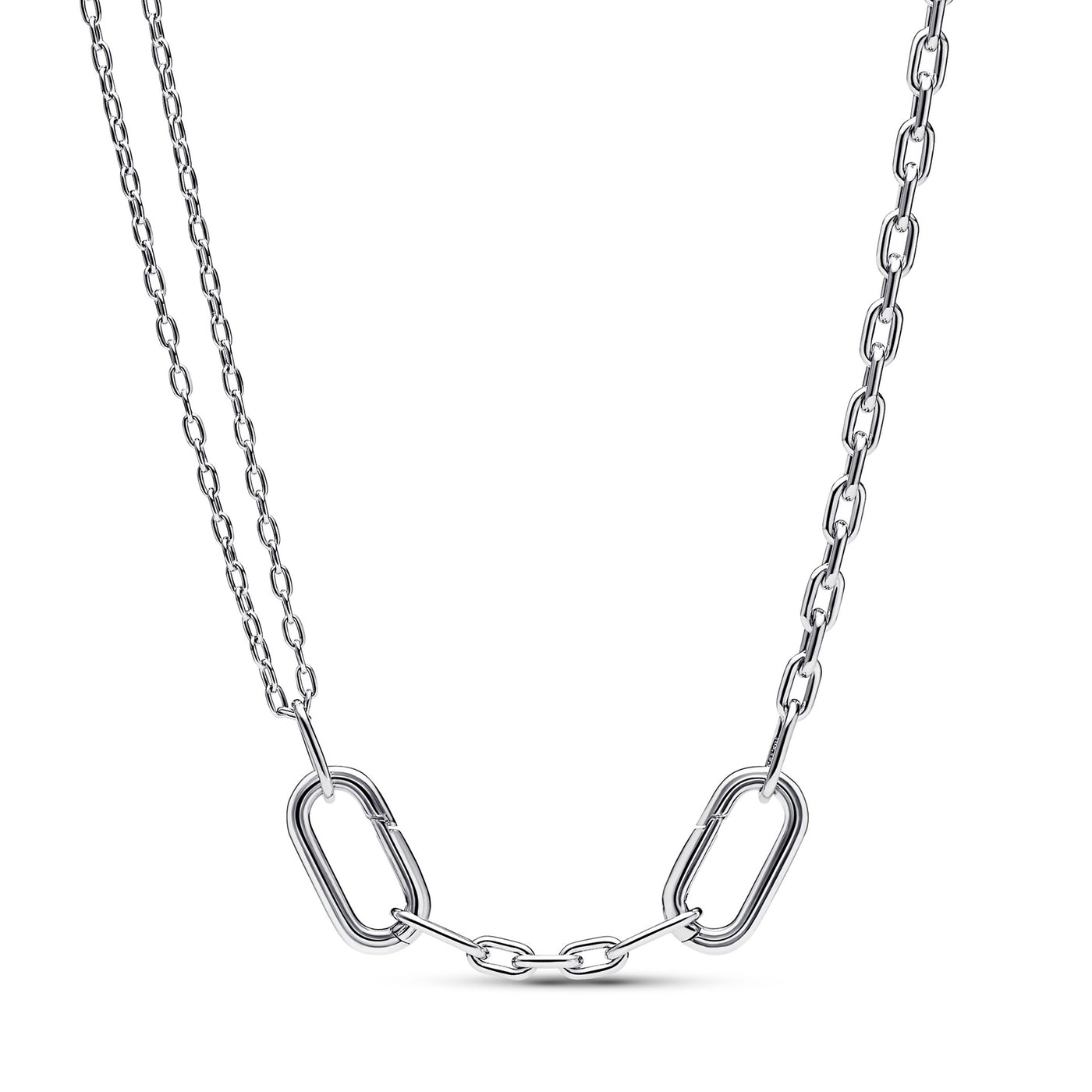 Pandora ME Silver Double Link Chain Necklace