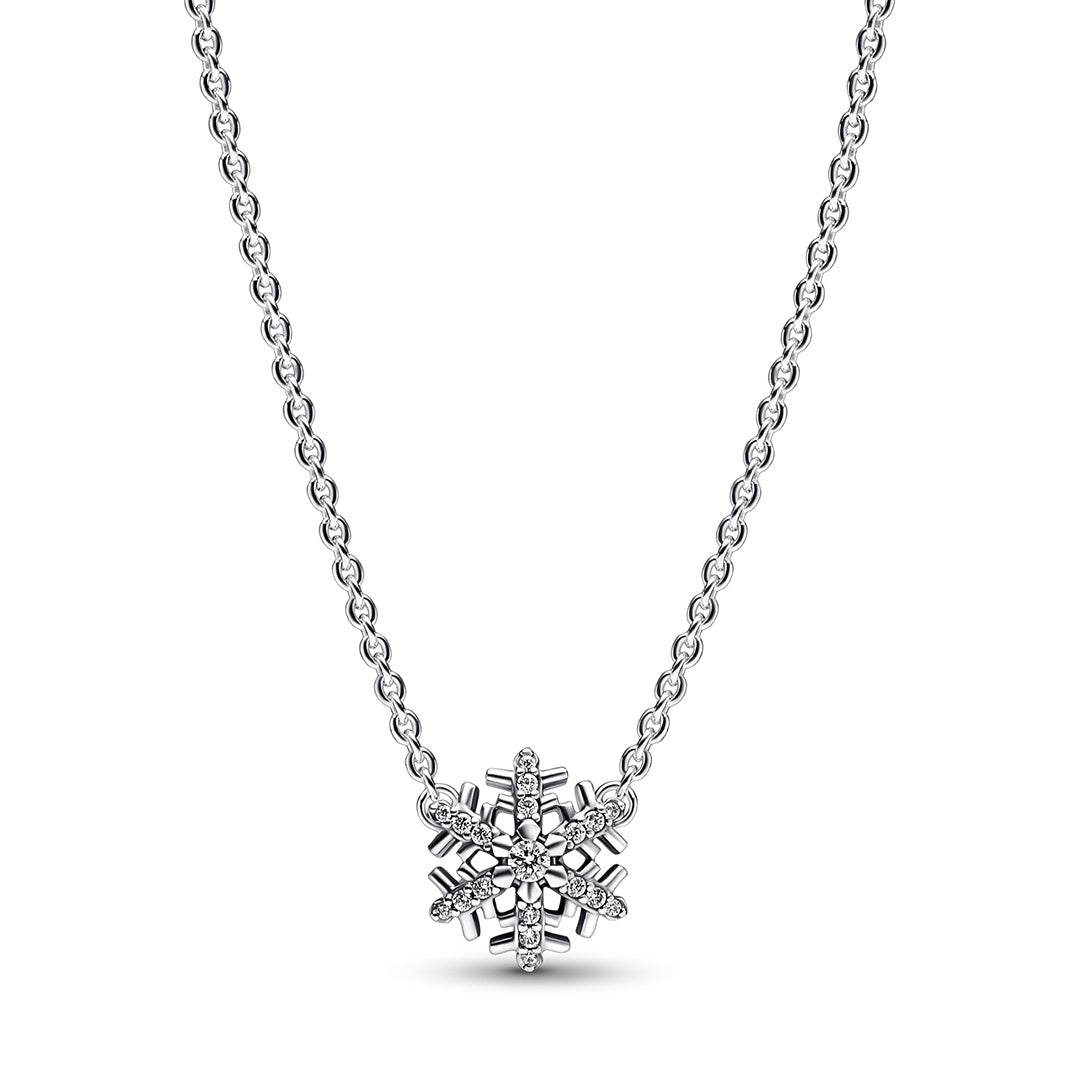 Pandora Sparkling Snowflake Pendant Necklace