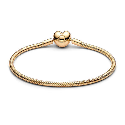 Pandora Moments Snake Chain Heart Clasp Bracelet