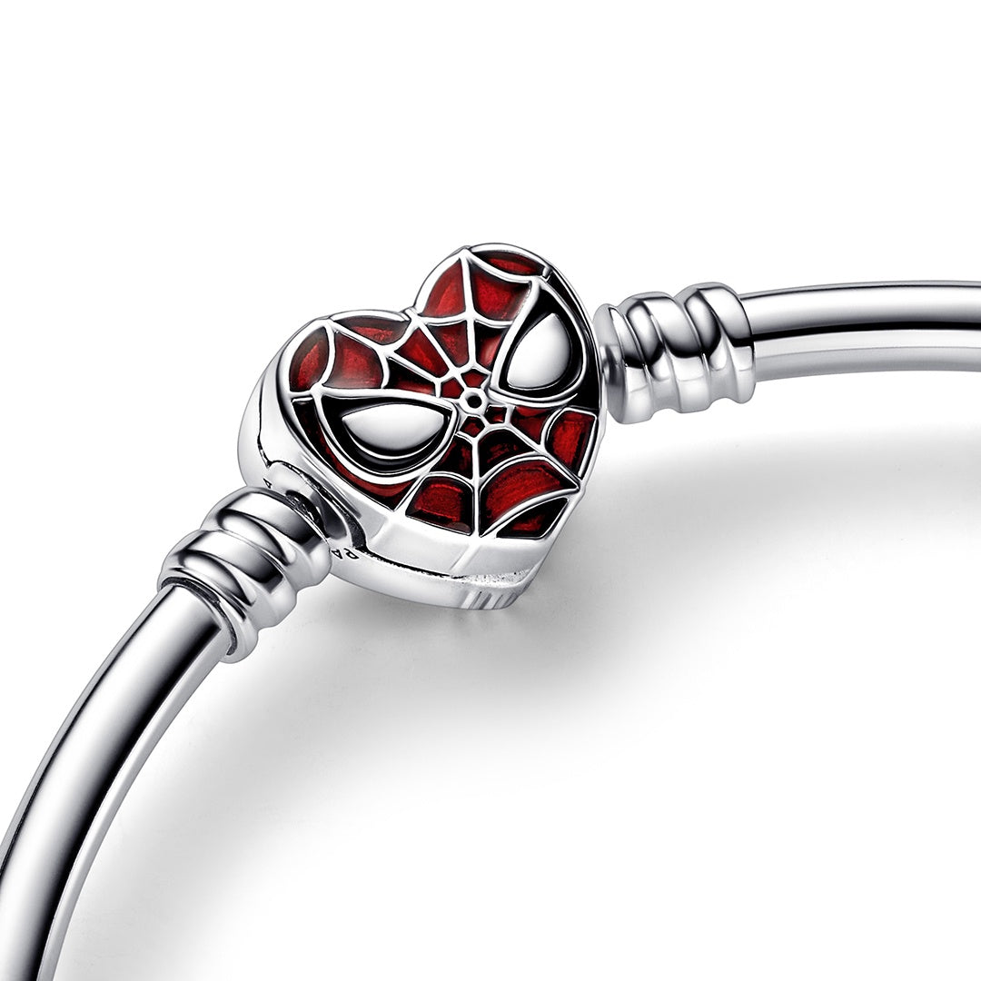 お歳暮 2024 Pandora Moments Marvel Spider-Man Mask Clasp Bangle アクセサリー