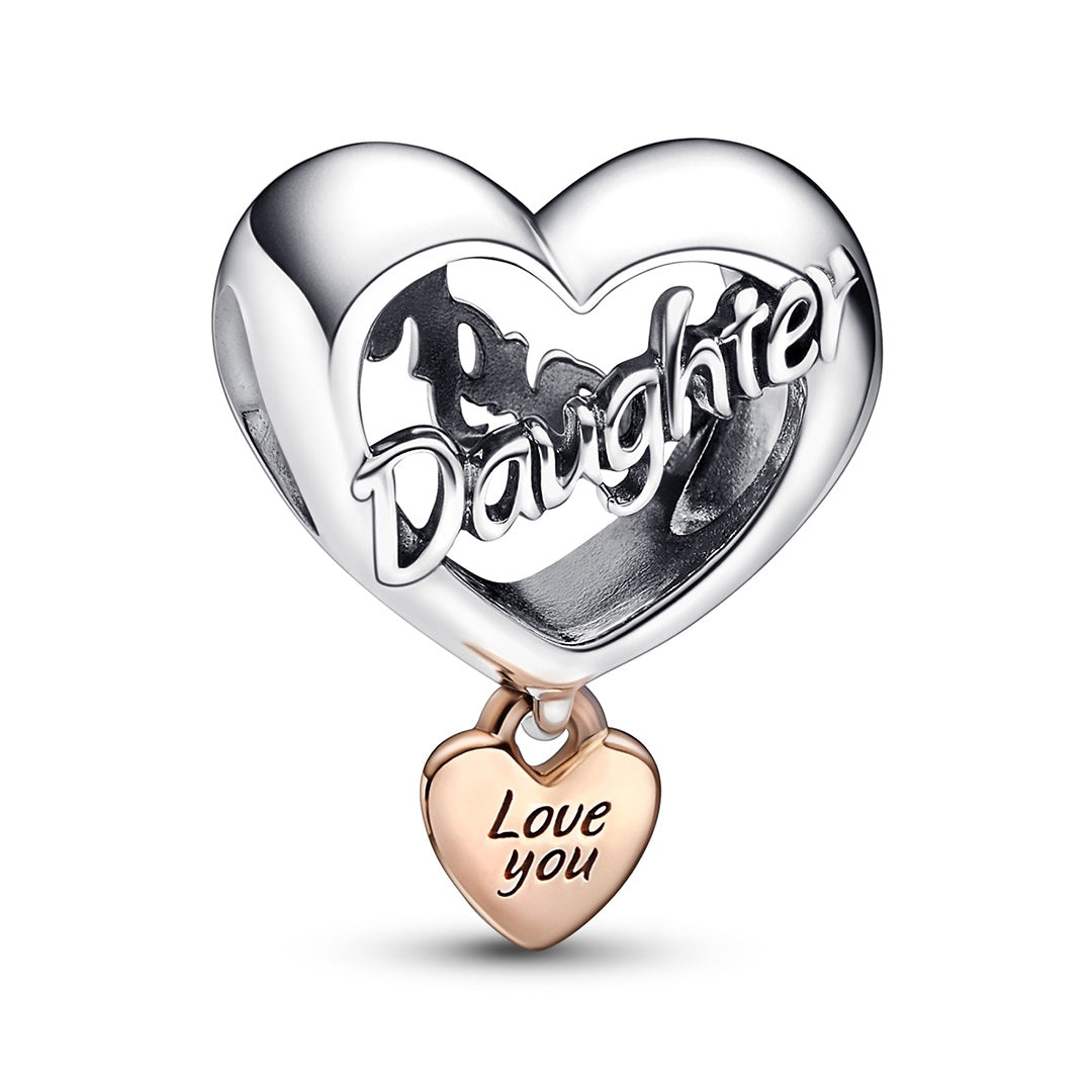 Pandora Love You Daughter Heart Charm
