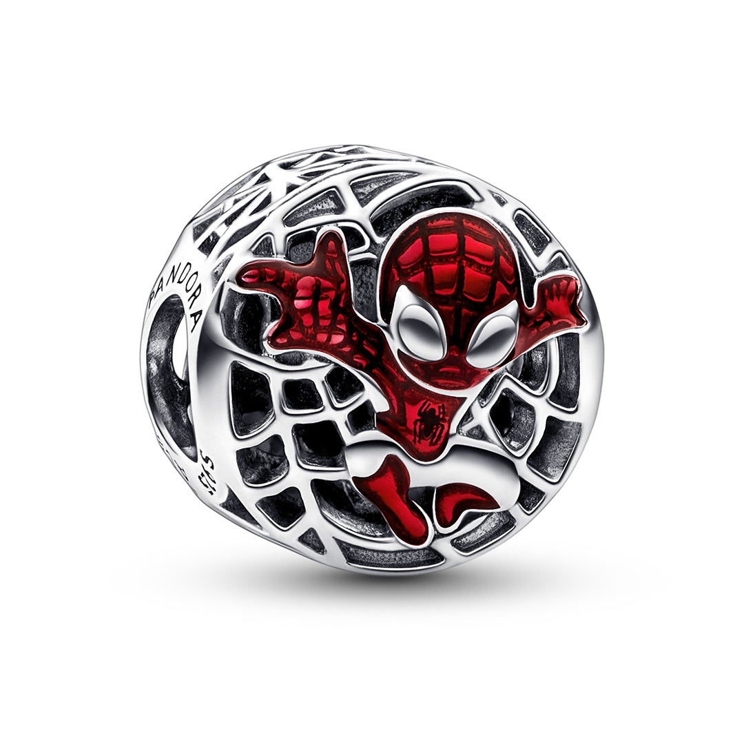 Pandora Marvel Spider-Man Soaring City Charm