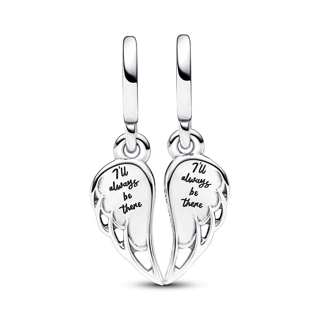 Pandora Sparkling Splitable Angel Wings Dangle Charm