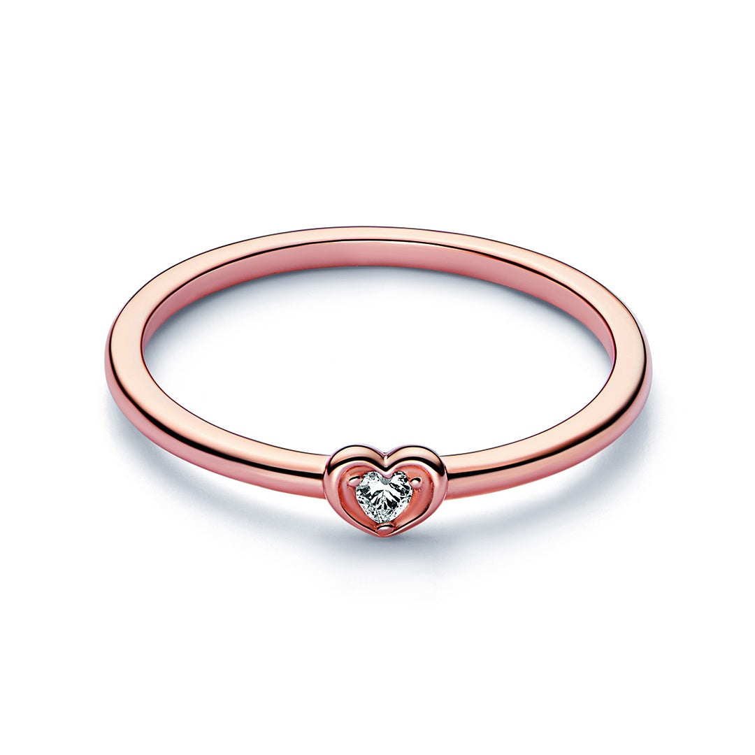Pandora love heart ring shop