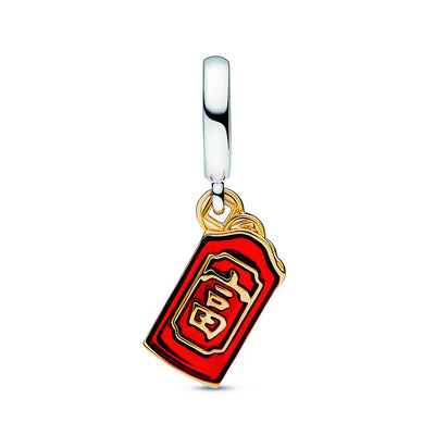 Two-tone Red Envelope Dangle Charm