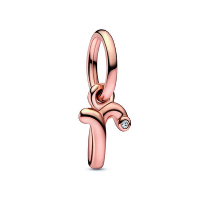 Letter r Script Alphabet Dangle Charm
