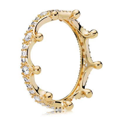 Pandora Clear Sparkling Crown Ring