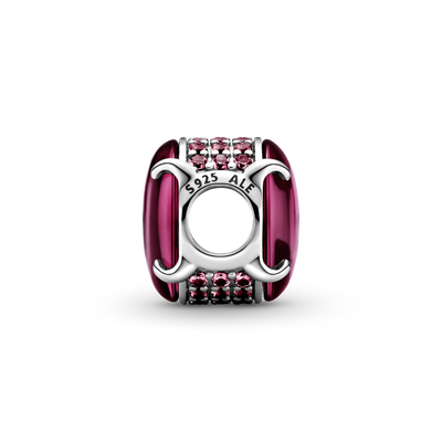 Pandora Fuchsia Oval Cabochon Charm