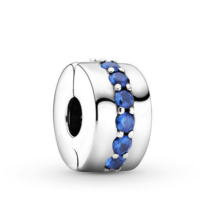 Pandora Blue Sparkle Clip Charm
