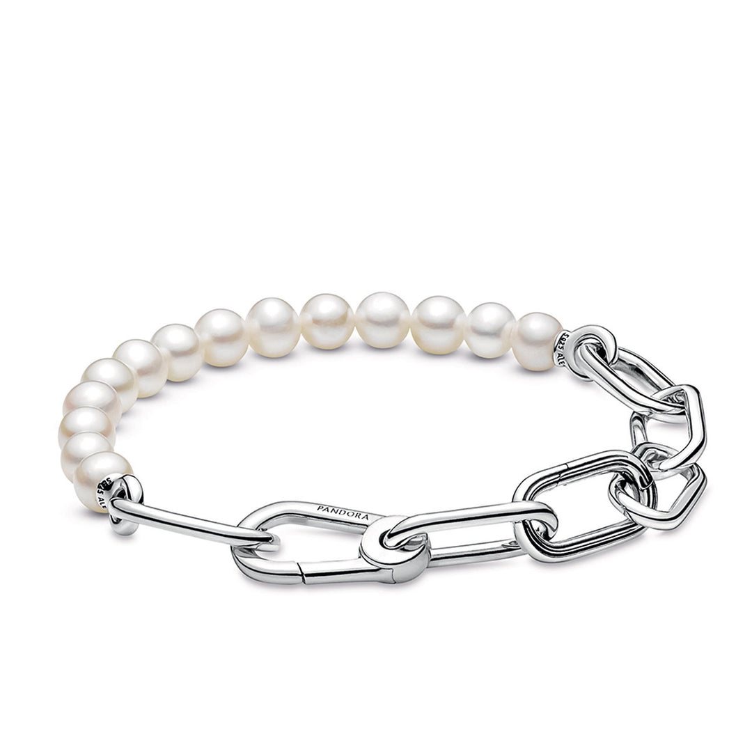 Pandora ME - Freshwater Cultured Pear Link Chain Bracelet
