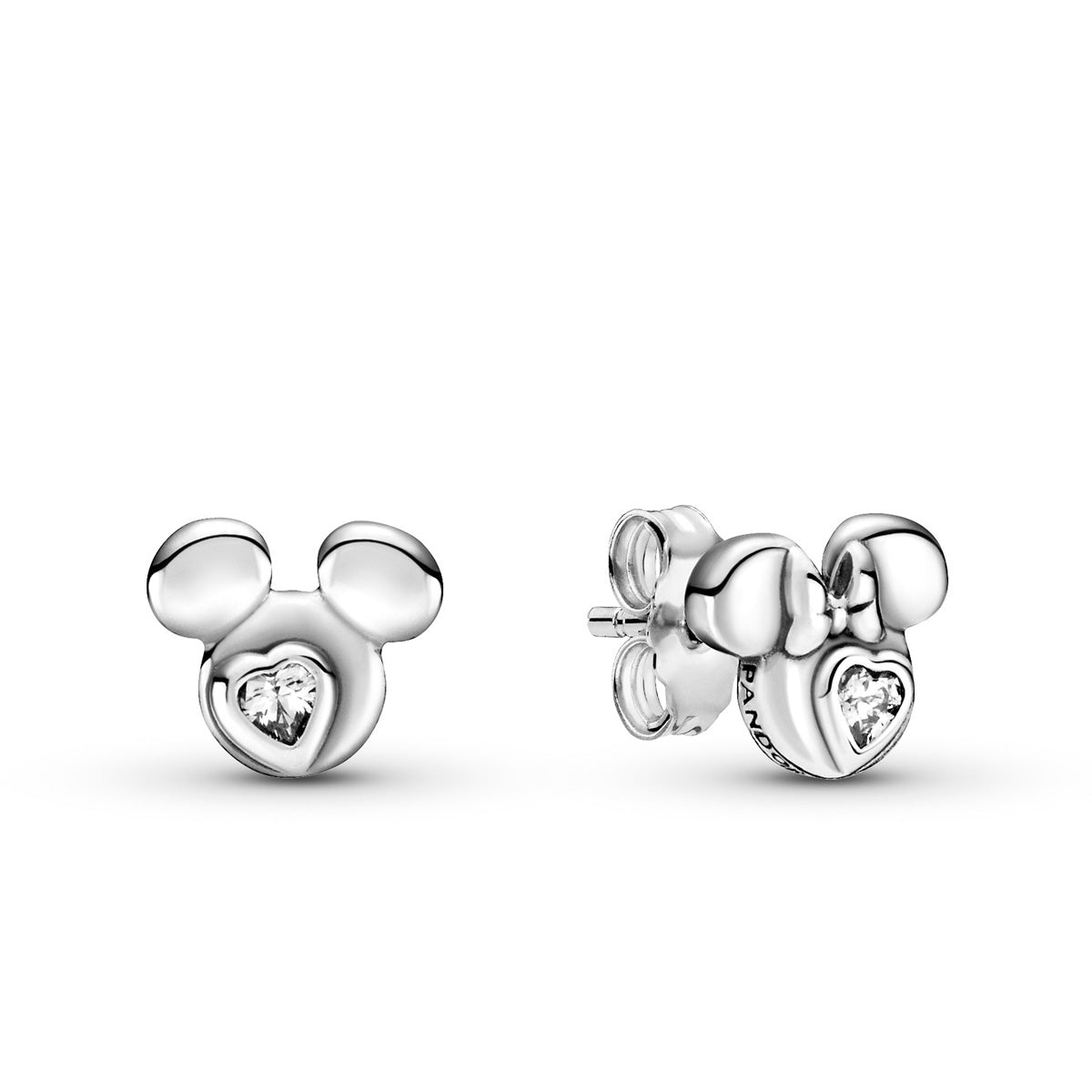 Pandora Disney Mickey & Minnie Silhouette Stud Earrings