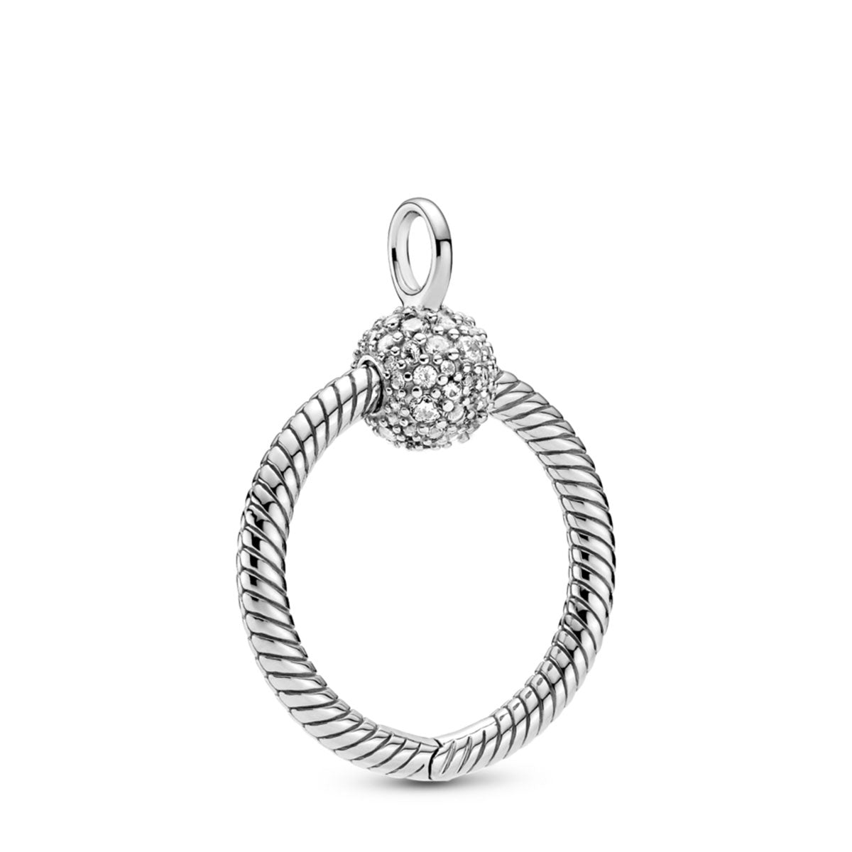 Pandora Moments Small Pavé O Pendant - Final Sale