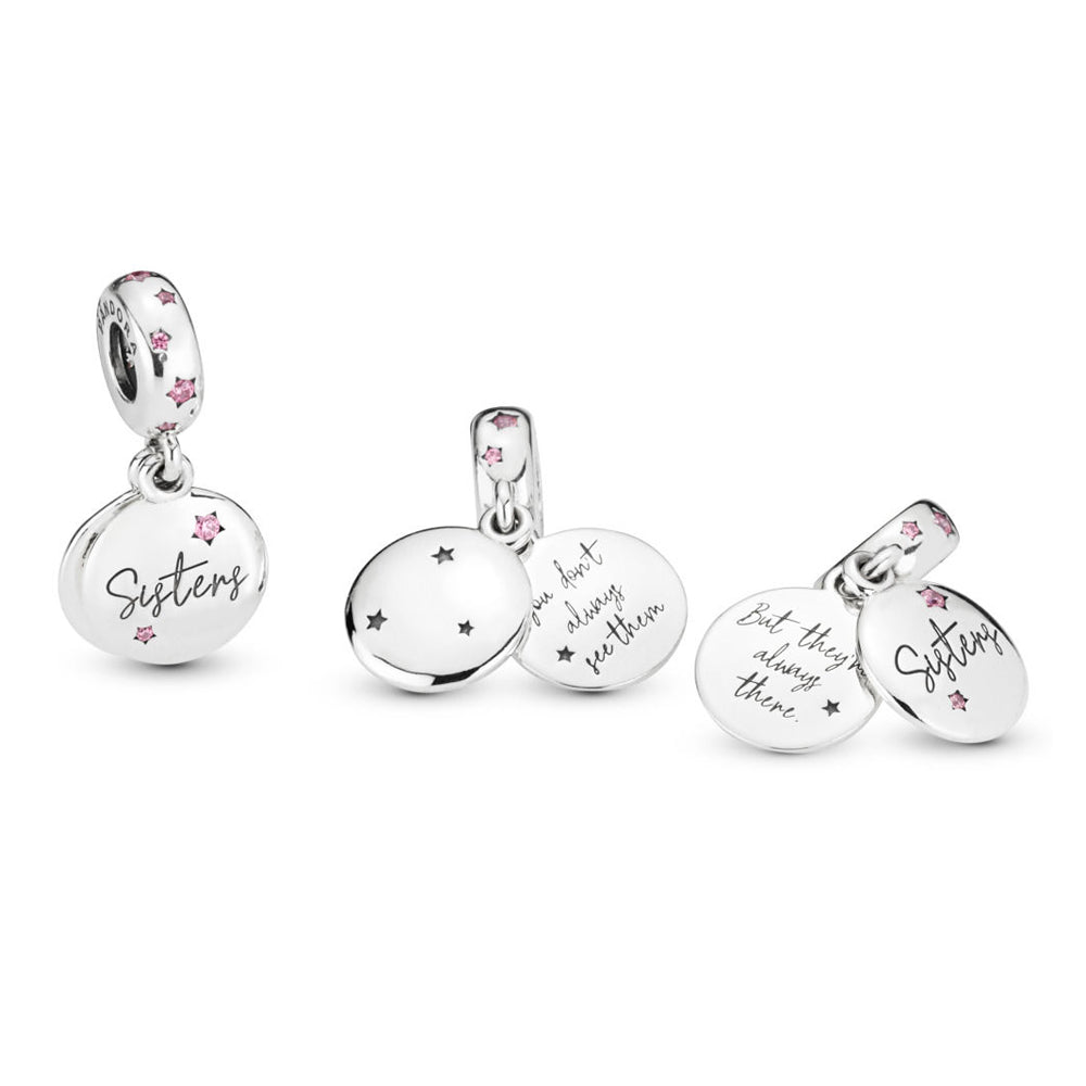 Pandora forever sisters dangle charm Clearance