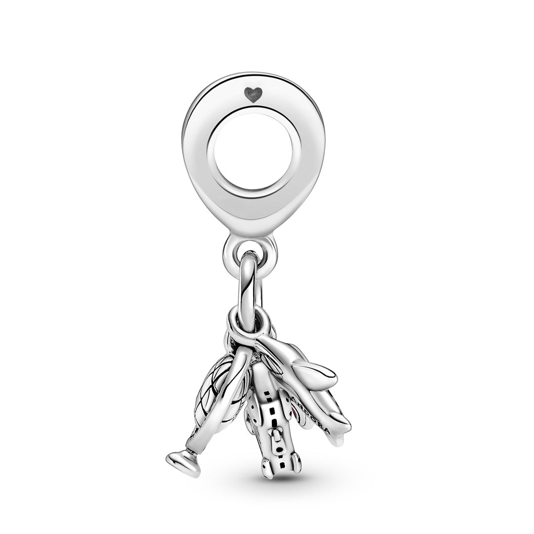 Pandora Airplane, Globe & Suitcase Dangle Charm – Pancharmbracelets