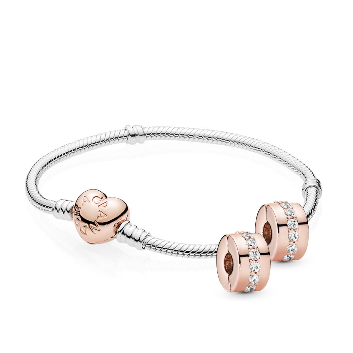 Pandora Iconic Heart Clasp Gift Set (Includes Free Charm)